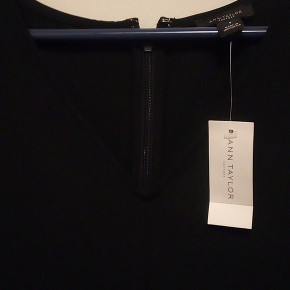 Ann Taylor Factory Black Sleeveless Dress - Size 8 - Picture 5 of 8